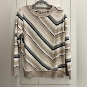 Striped Beige Sweater